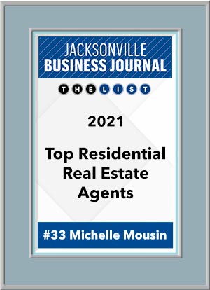 Michelle Mousin, REALTOR - Jacksonville Business Journal Top Residential Real Estate Agents 2021