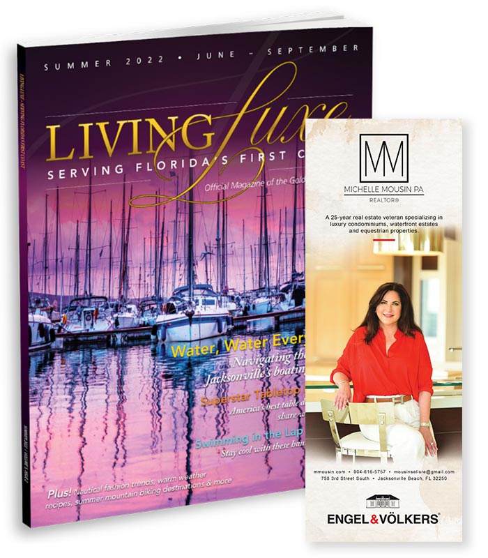 Michelle Mousin, Realtor ad Living Luxe Magazine Summer 2020