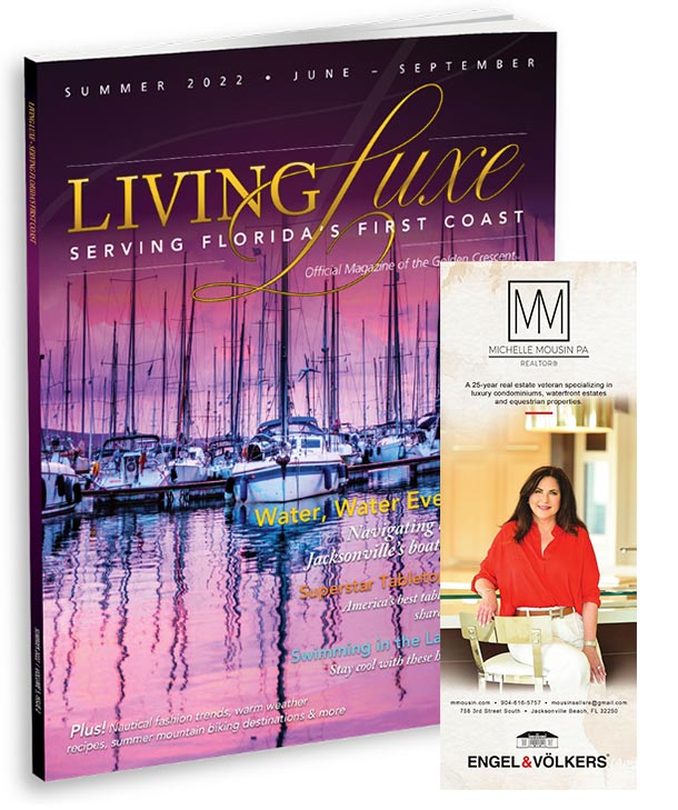 Living Luxe Magazine - Michelle Mousin, Realtor Ad