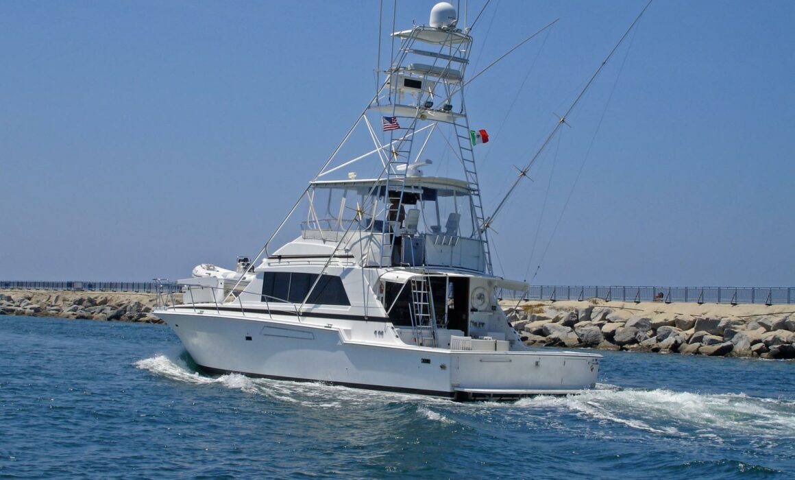 Boating in St. Augustine: Fishing yacht
