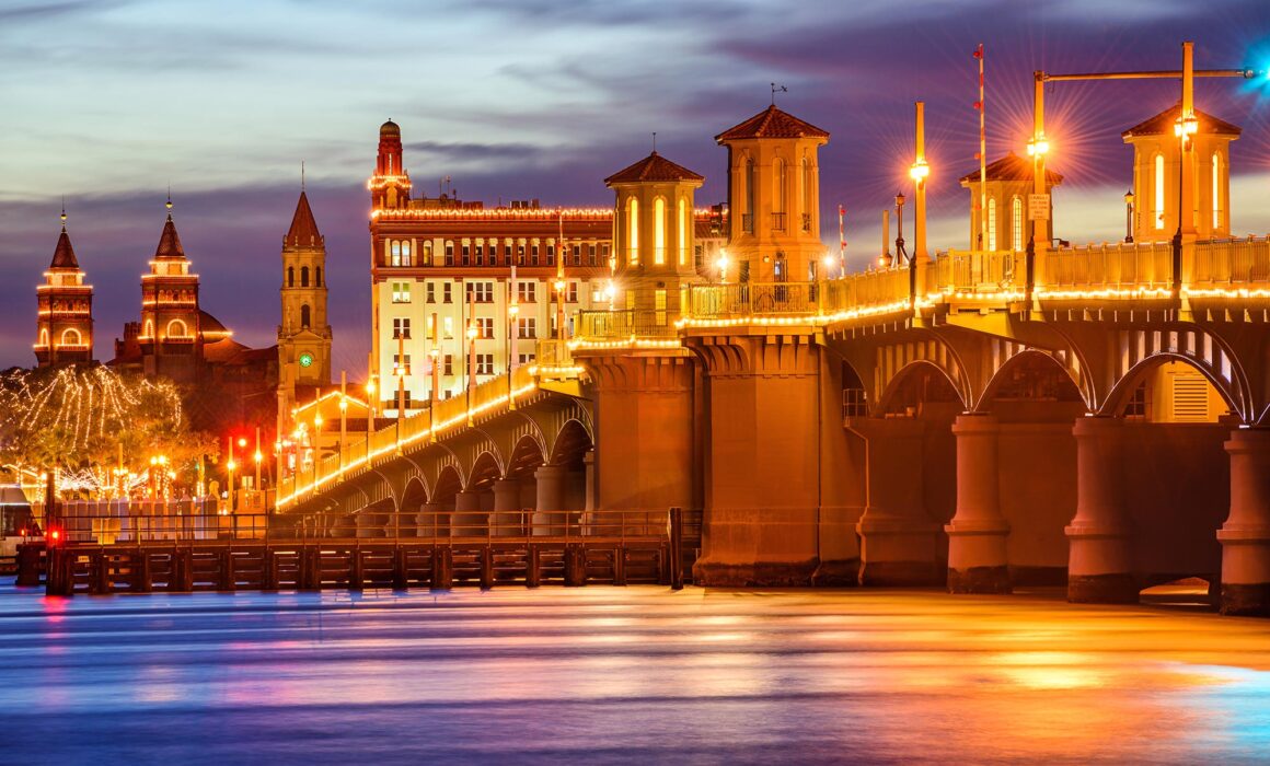 St. Augustine's Night Of Lights Bridge of Lions