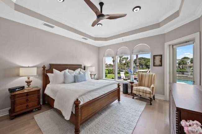 Primary suite – Old Ponte Vedra Beach Coastal Estate - 23 Corona Rd.
