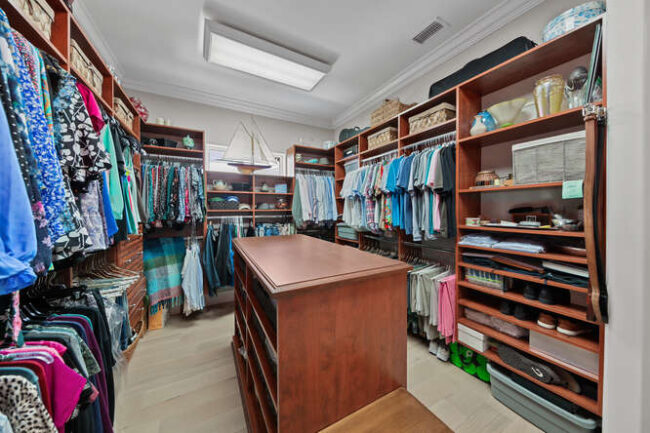 Walk-in closet. 23 Corona Rd.