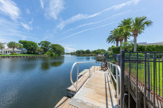 Lagoon & dock view - 23 Corona Rd.