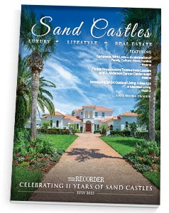 Old Ponte Vedra Beach home. The Recorder Sand Castle Magazine Cover