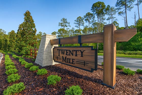 Twenty Mile at Nocatee Homes for Sale sign