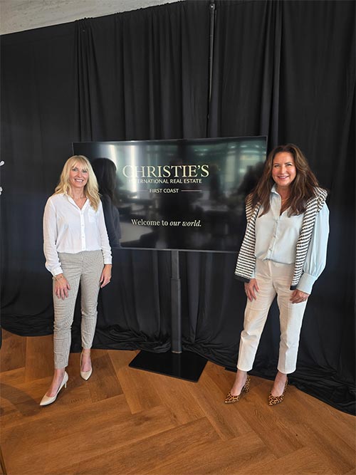 Michelle Mousin-Anderson, PA Christie's International Real Estate First Coast announcement