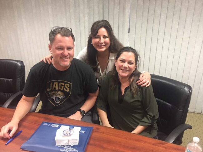 Clients Ben & Patty Bray purchased a new home in Red Hawk after Michelle Mousin-Anderson, PA sold their previous home — Intracoastal West area.